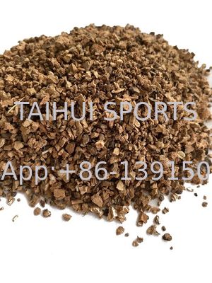 人工芝用の耐紫外線性環境に優しい非毒性コルク充填顆粒