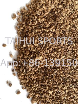 人工芝用の耐紫外線性環境に優しい非毒性コルク充填顆粒
