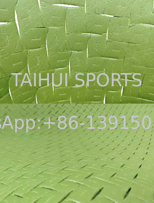 UV5000 スタイル 8-20mm ポリエチレン ショックパッド 下層 メンテナンスのないサッカー / ラグビー / ホッケーフィールドのための優れたUV耐性