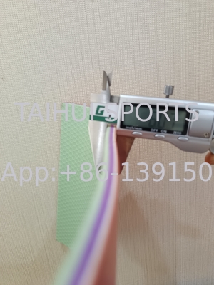 6mm バドミントン PVC フロアタイル 緑/青/黄色/赤/灰 健身 屋外 室内 PVC フロア