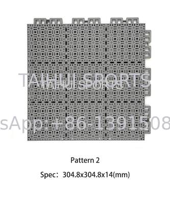 Anti-Skid Waterproof High Compression Resistance PP Interlocking Tiles for Modular Sports Flooring