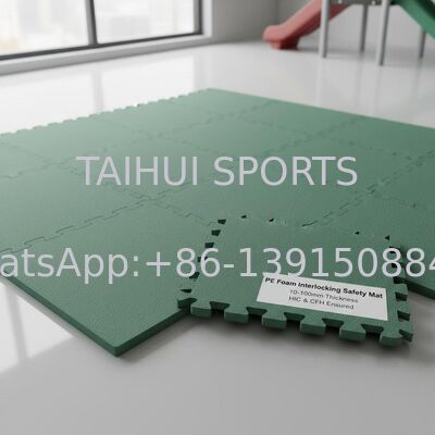 PE フォーム インターロック 安全マット 厚さ 10-100mm と HIC & CFH 保証 遊び場 ショックパッド
