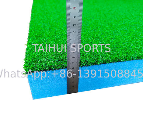 30-80mm HIC/CFH テストされた 衝撃吸収型 遊び場 衝撃パッド 高水透性 人工草パズルパッド