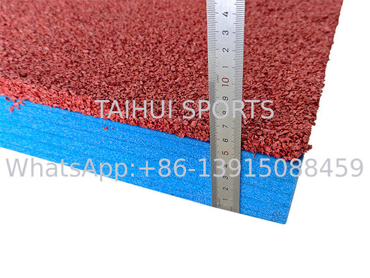 EPDM シートショックパッド 20-100 ミリメートル厚さの高透水性衝撃吸収ゴム床マット遊び場用