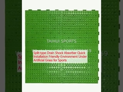 スポーツ用人工芝の下の環境に優しい,迅速な設置