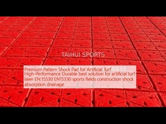 高性能 耐久性 人工芝生のための最高のソリューション EN:15530 EN15330 スポーツフィールドの施工 ショック吸収排水