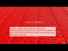 高性能 耐久性 人工芝生のための最高のソリューション EN:15530 EN15330 スポーツフィールドの施工 ショック吸収排水