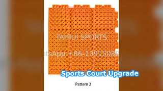 耐久性のあるスポーツフローリング、簡単に設置できる排水